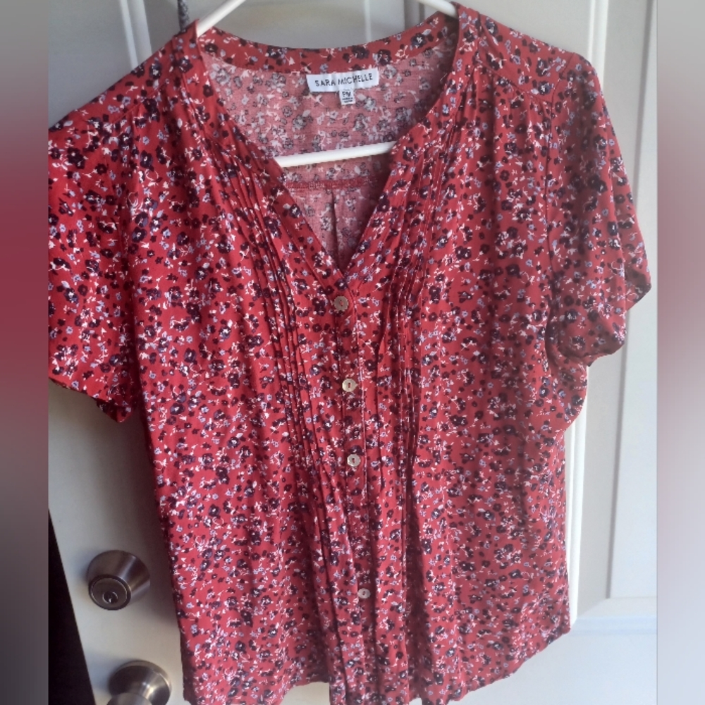 Blouse Sara Michelle color red size PM
